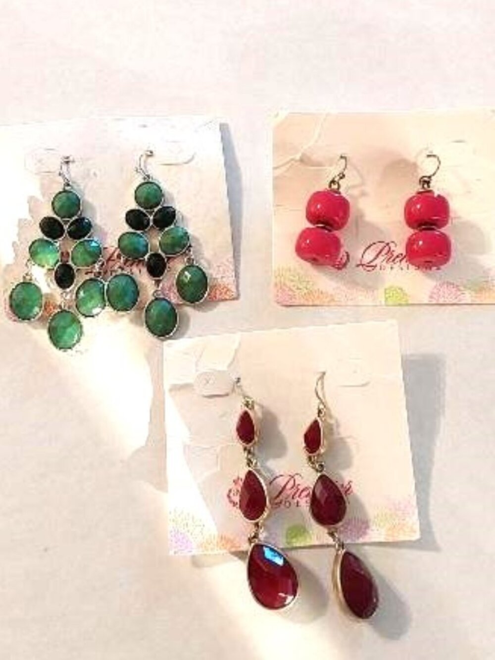 3 Pairs Premier Designs Earrings